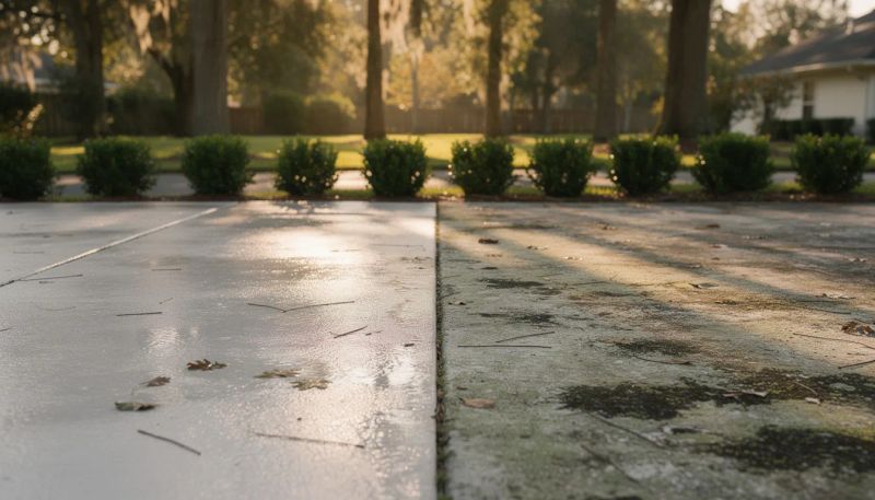 Freshly cleaned patio creating easier outdoor living in Vero Beach South, FL